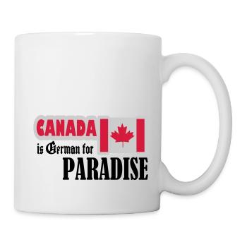 canada est allemand pour le paradis - Mug blanc - blanc - Droite