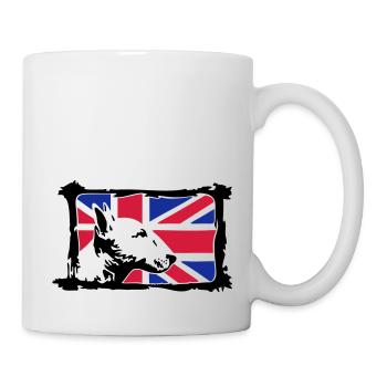Bull-terrier - Mug blanc - blanc - Droite