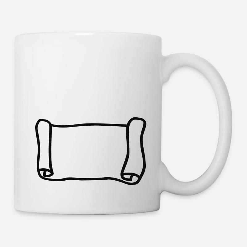 Scroll - Mug - white