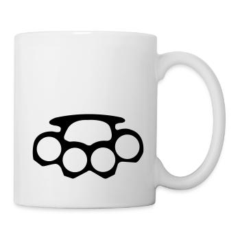 coup-de-poing - Mug blanc - blanc - Droite