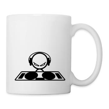 DJ - Mug blanc - blanc - Droite