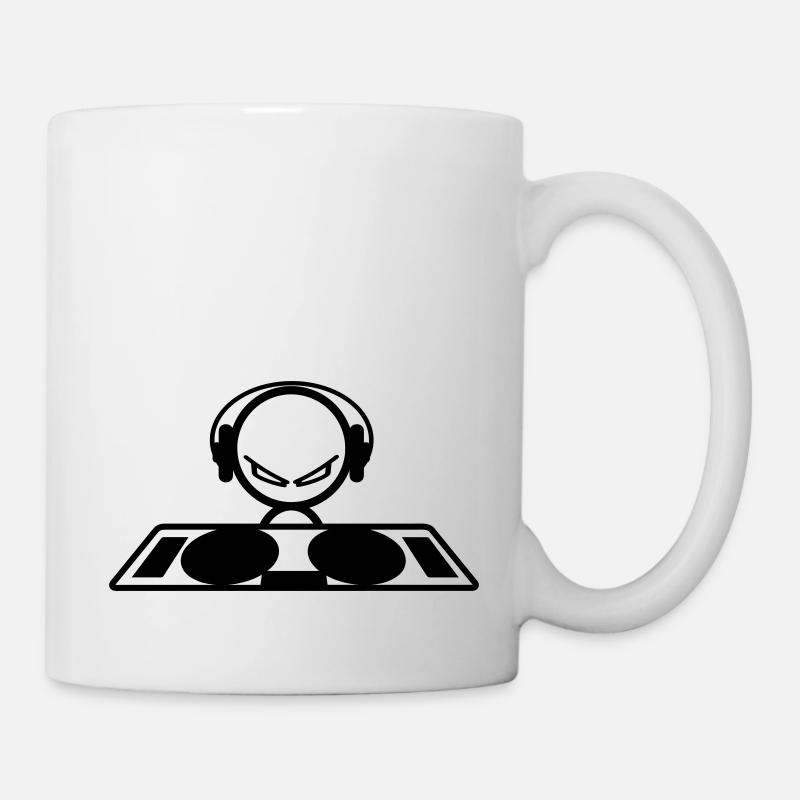 DJ - Mug blanc - blanc