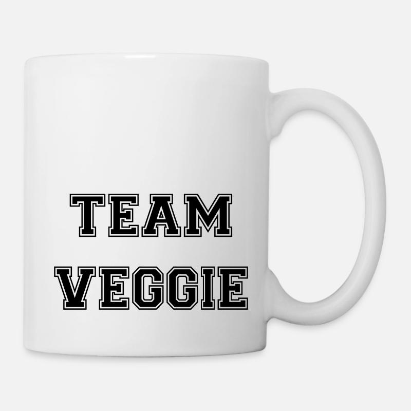 Team Veggie - Tasse - Weiß