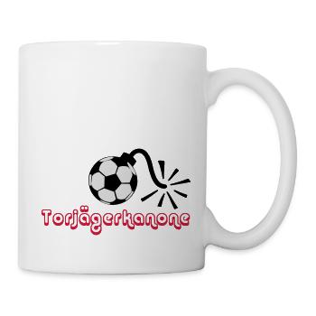 torjägerkanone - Tasse - Weiß - Rechts