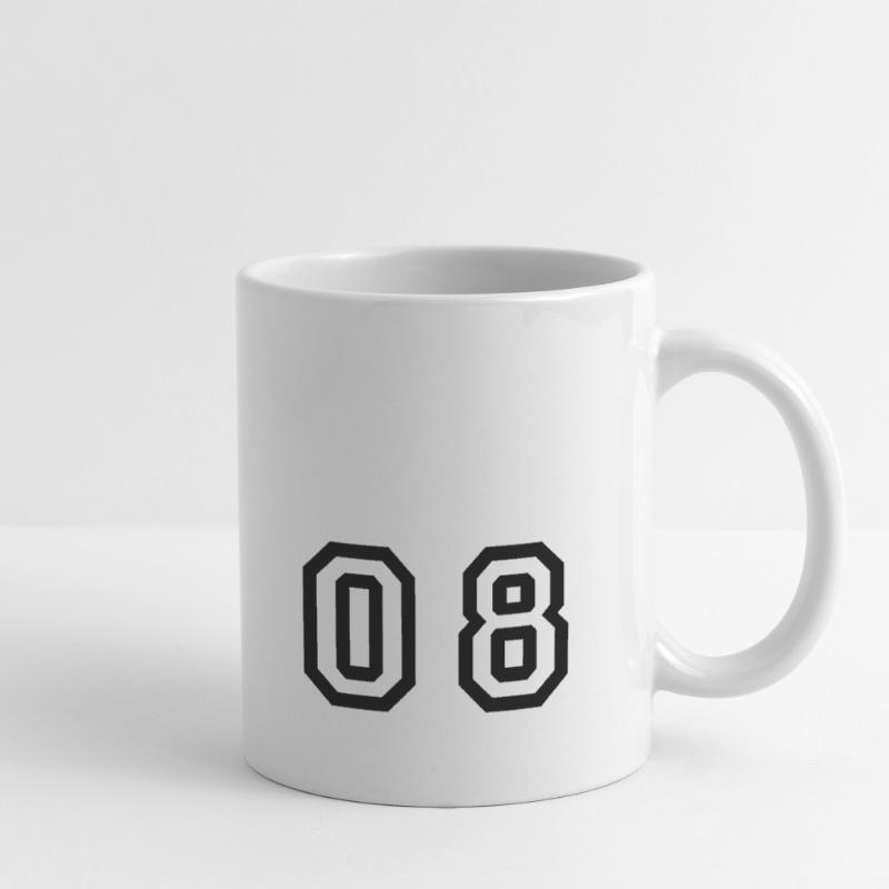 Nummer - 08 - null acht Tasse