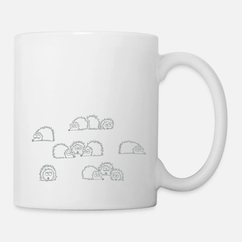 Igel - Tasse - Weiß