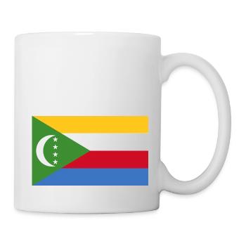 Flag of Comoros, Drapeau des Comores - Mug blanc - blanc - Droite