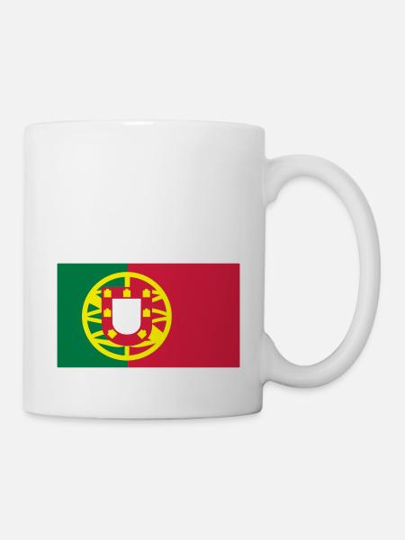 Drapeau portugais - Mug blanc - blanc