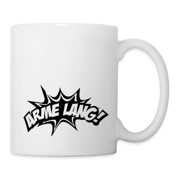 Kanu_arme_lang - Tasse - Weiß - Rechts