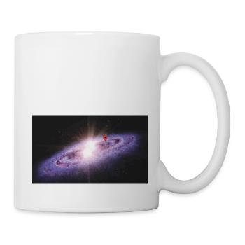 Universum Milchstraße - Tasse - Weiß - Rechts