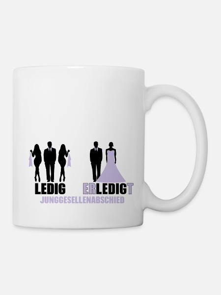 Ledig Erledigt - Tasse - Weiß