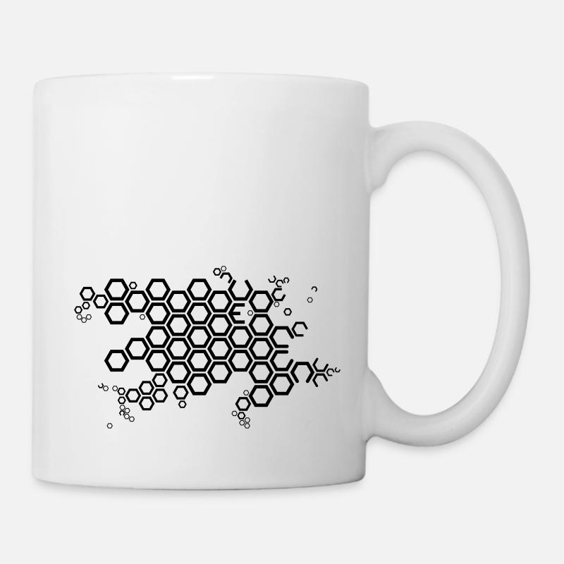 Hexagone - Tasse - Weiß