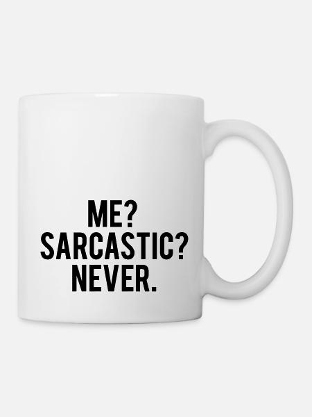 sarcastic - Mug blanc - blanc