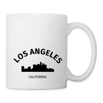 Los Angeles - Tasse - Weiß - Rechts