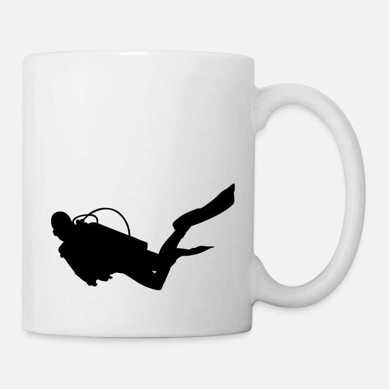 plongée - Mug blanc - blanc