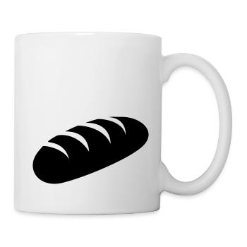 Brotlaib - Tasse - Weiß - Rechts