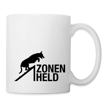 zonenheld_ahuerde_schaeferhund - Tasse - Weiß - Rechts