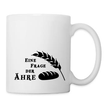 EIne Frage der Ähre - Tasse - Weiß - Rechts