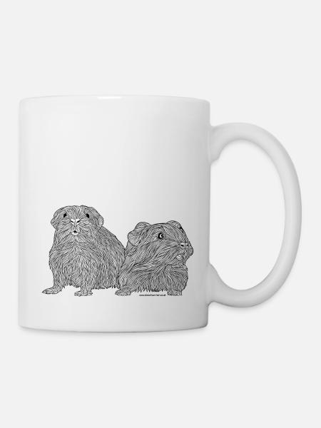 Guinea pig pair - Mug - white