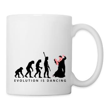 evolution_tanzpaar_b_2c - Tasse - Weiß - Rechts