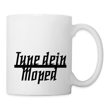 tune dein moped - Tasse - Weiß - Rechts
