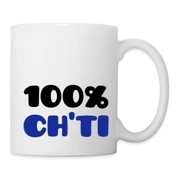 Ch'ti 100% (V) - Tasse - Weiß - Rechts