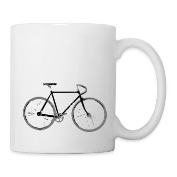 Rennrad - Tasse - Weiß - Rechts