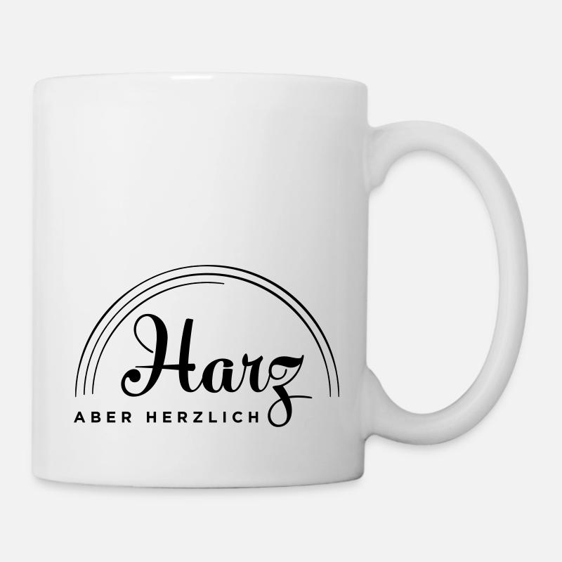 Harz aber herzlich - Tasse - Weiß