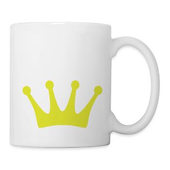 Krone 4 - Tasse - Weiß - Rechts