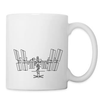 Raumstation ISS - Tasse - Weiß - Rechts