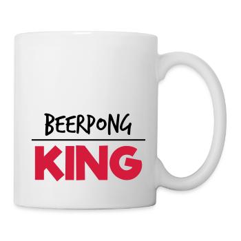 Beerpong King - Tasse - Weiß - Rechts