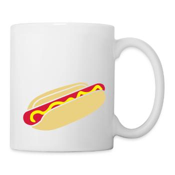 fastfood_hotdog_design_3c - Mug - white - Right