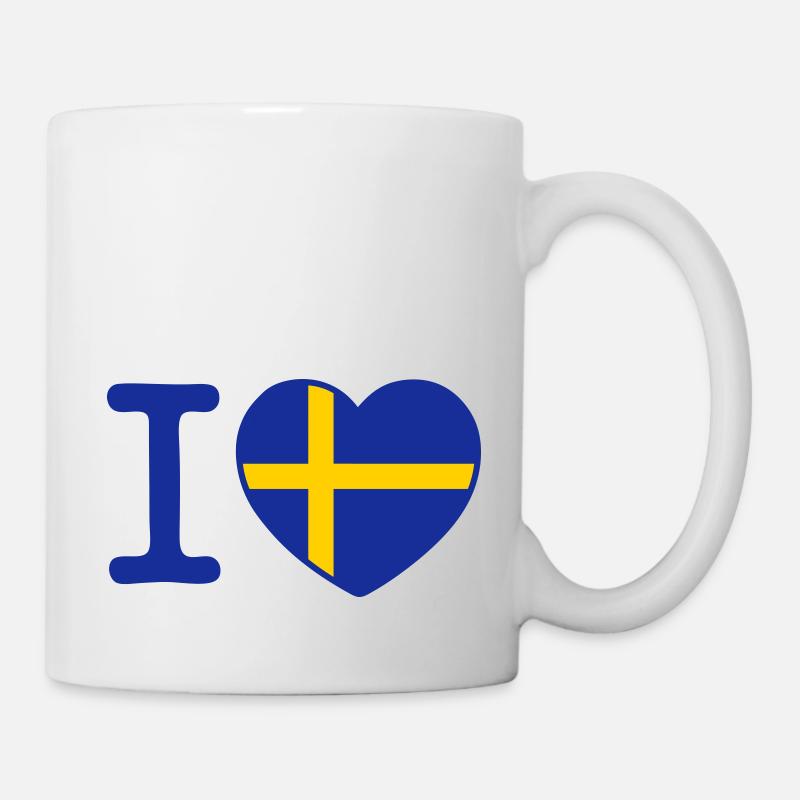 I Love Sweden - Mug - white
