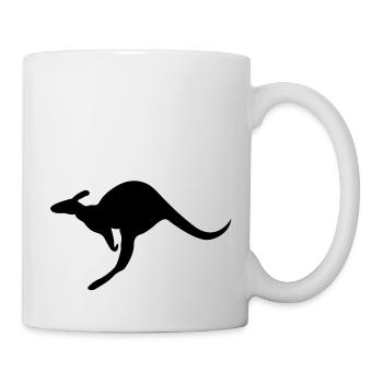 Kangaroo wallaby l'outback australien kangourou - Mug blanc - blanc - Droite