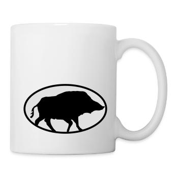 Boar - Mug blanc - blanc - Droite