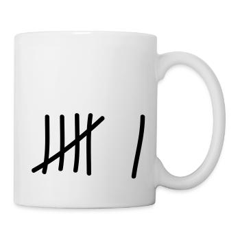 tage_zaehlen_6 - Tasse - Weiß - Rechts