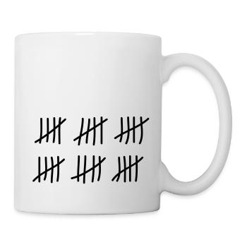 tage_zaehlen_30 - Tasse - Weiß - Rechts