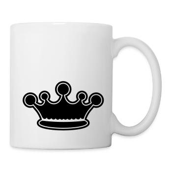Crown de - Tasse - Weiß - Rechts