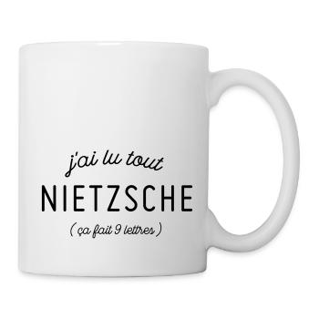 Nietzsche - Mug blanc - blanc - Droite