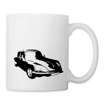 Jahrgang alten voiture91 - Tasse - Weiß - Rechts