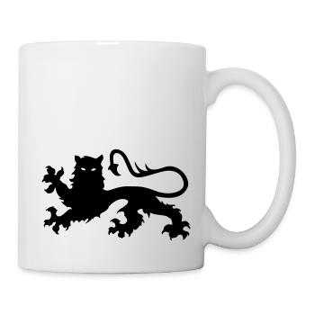 Lion Norman leon Leopard Löwe leão leone - Tasse - Weiß - Rechts