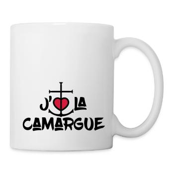 j'aime la Camargue - Mug blanc - blanc - Droite