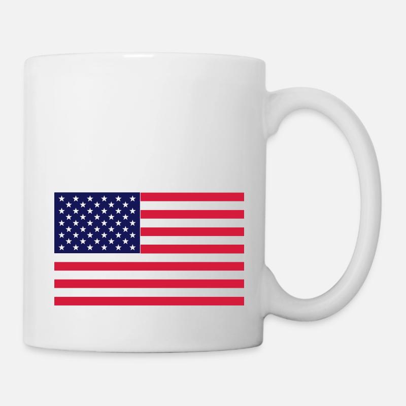 American Flag - Mug - white