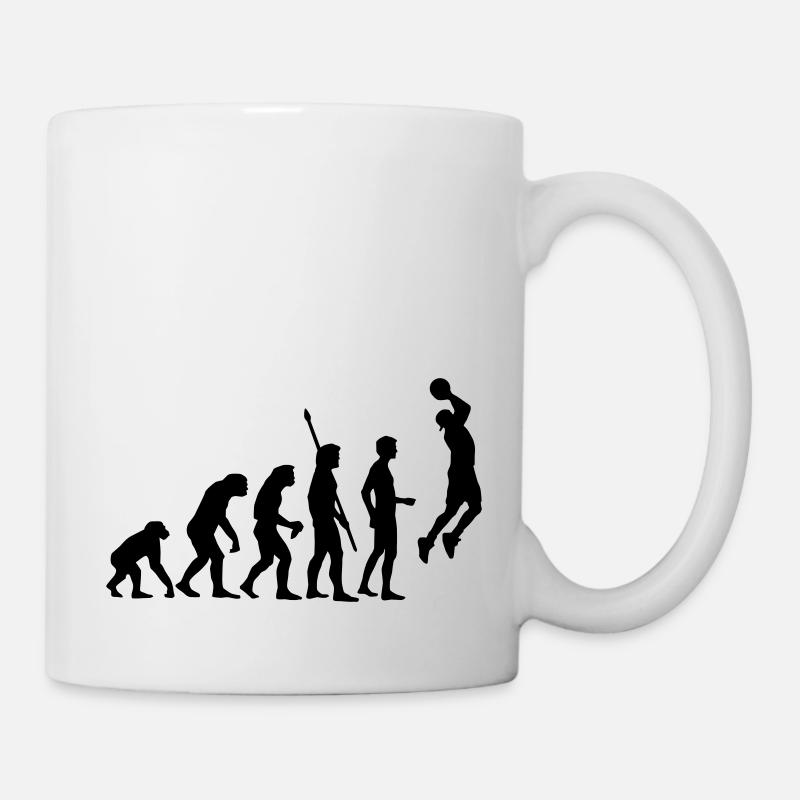 evolution_basketball_b_1c - Mug - white