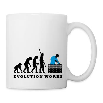 evolution_maurer_b_2c - Mug blanc - blanc - Droite