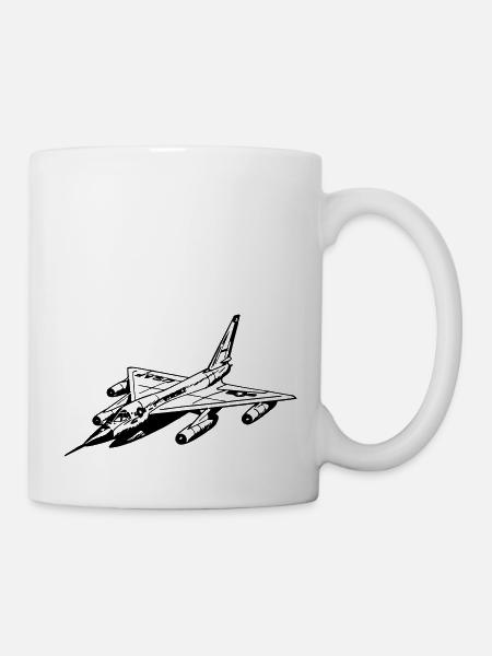 Flugzeug - Tasse - Weiß