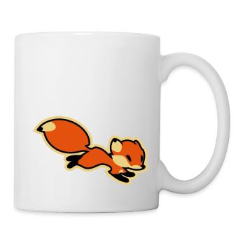 Fox - Tasse - Weiß - Rechts