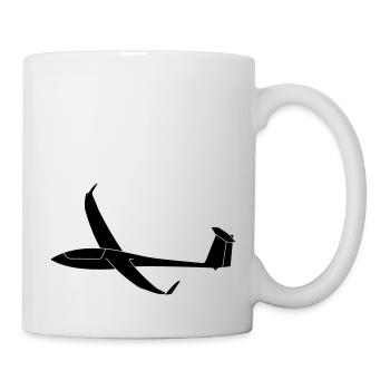 Segelflugzeug Geschenk Ventus - Tasse - Weiß - Rechts