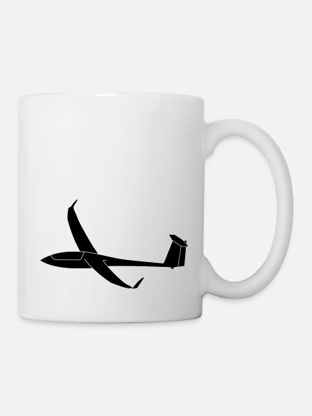 Segelflugzeug Geschenk Ventus - Tasse - Weiß