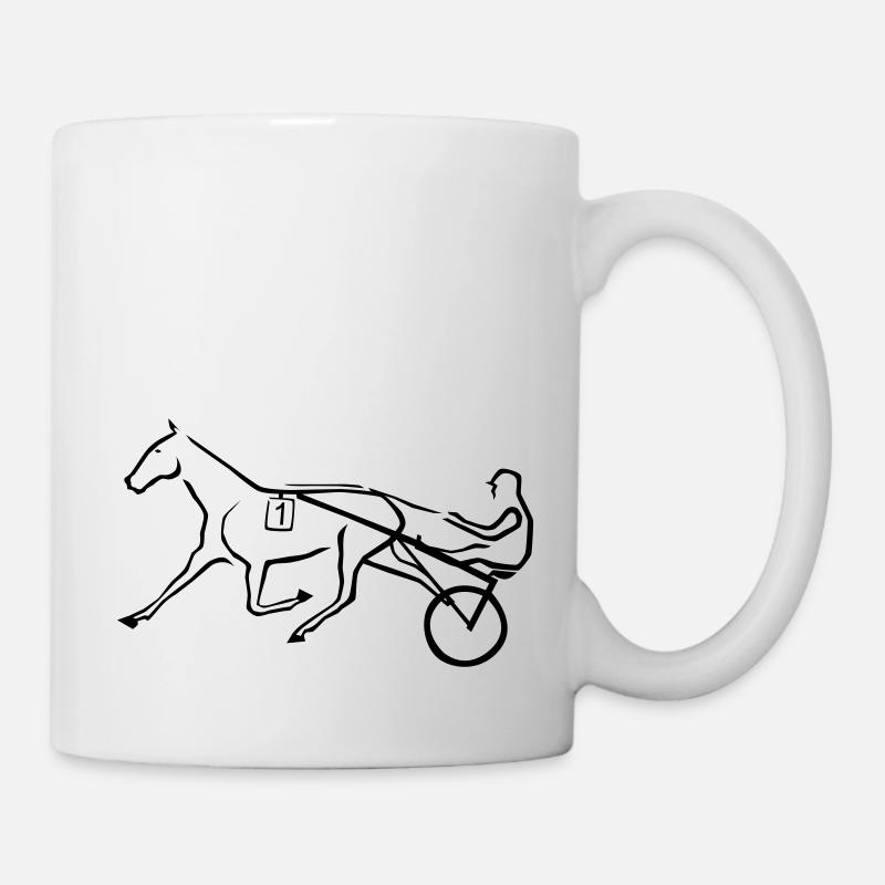 Trotting horse - Mug - white